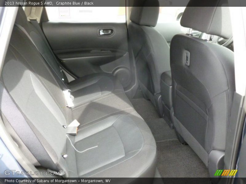 Graphite Blue / Black 2013 Nissan Rogue S AWD