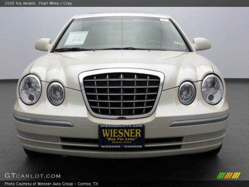 Pearl White / Gray 2005 Kia Amanti