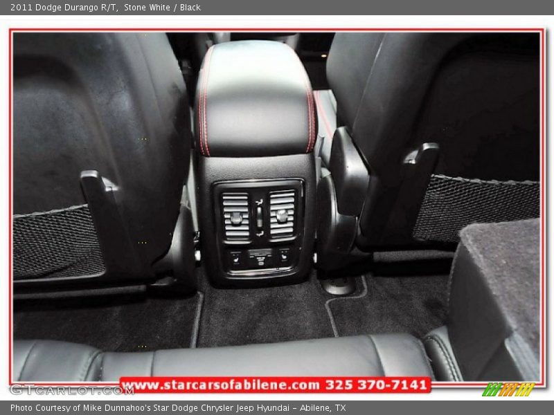 Stone White / Black 2011 Dodge Durango R/T