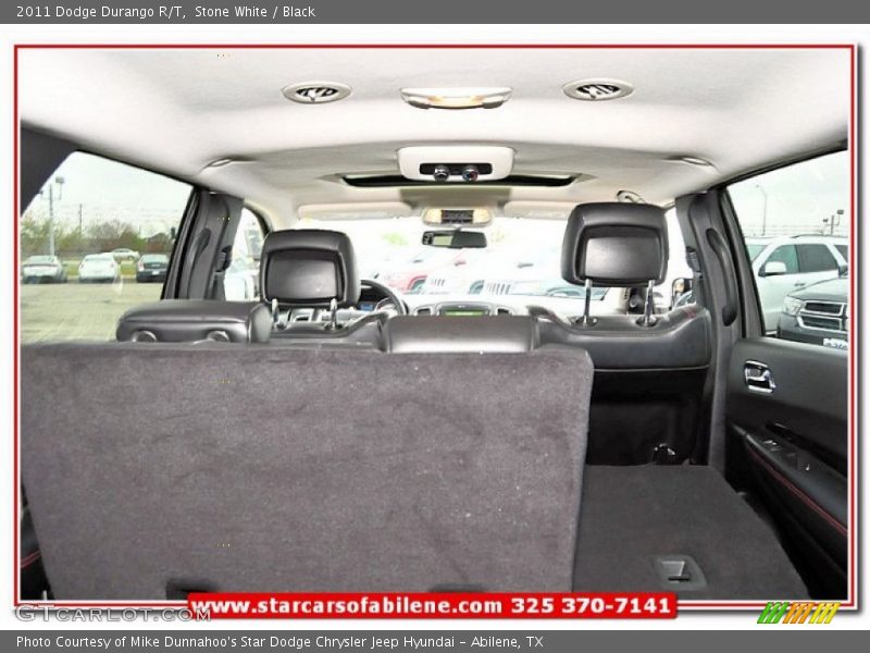 Stone White / Black 2011 Dodge Durango R/T
