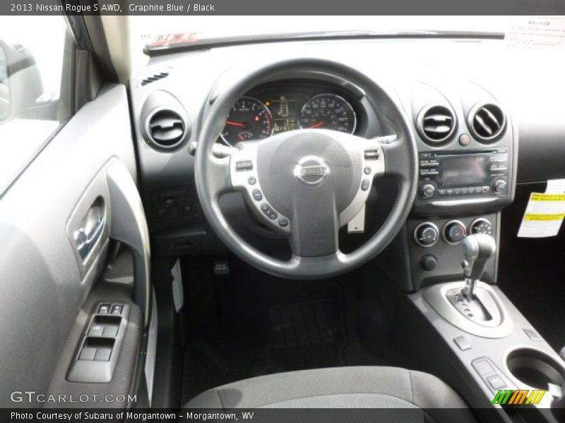 Graphite Blue / Black 2013 Nissan Rogue S AWD