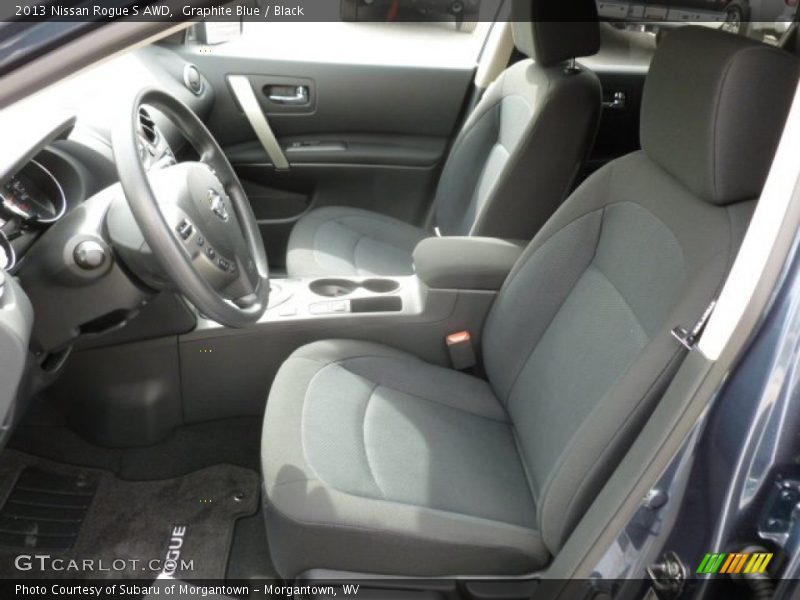 Graphite Blue / Black 2013 Nissan Rogue S AWD