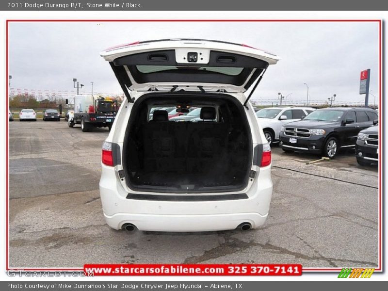 Stone White / Black 2011 Dodge Durango R/T