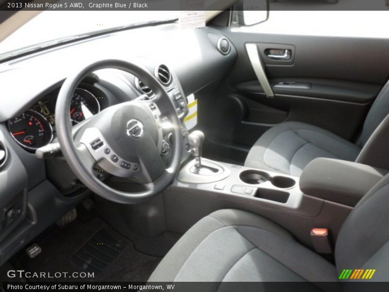 Graphite Blue / Black 2013 Nissan Rogue S AWD