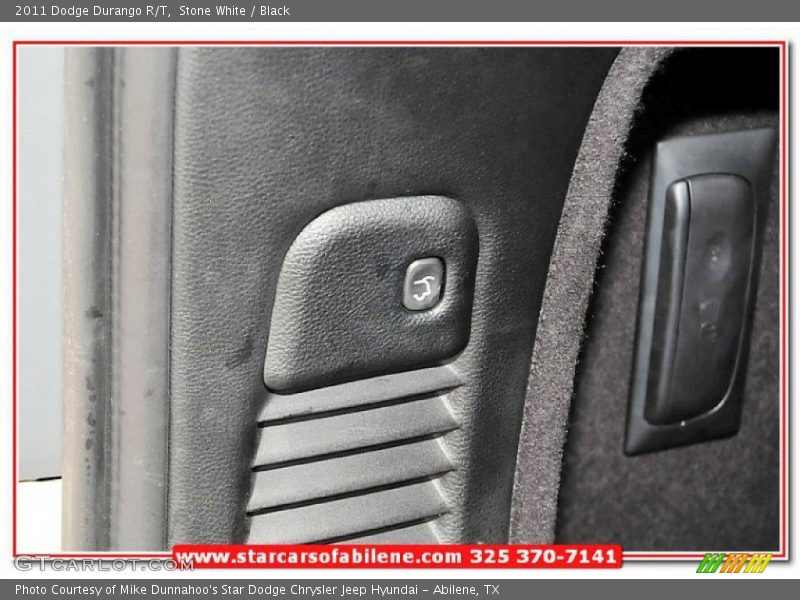 Stone White / Black 2011 Dodge Durango R/T