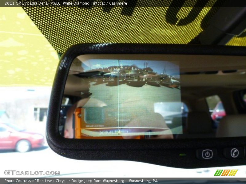 White Diamond Tintcoat / Cashmere 2011 GMC Acadia Denali AWD