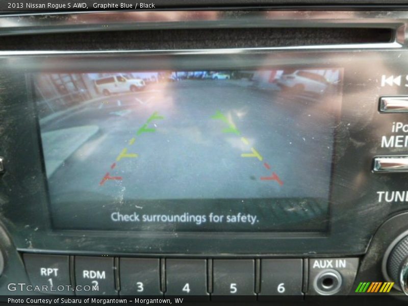 Graphite Blue / Black 2013 Nissan Rogue S AWD