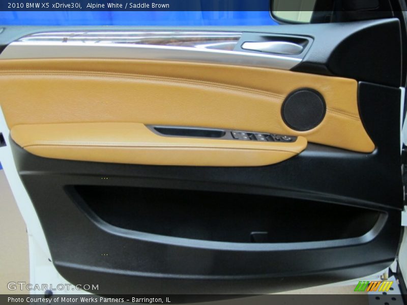 Alpine White / Saddle Brown 2010 BMW X5 xDrive30i