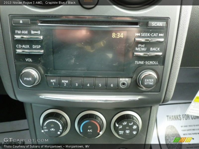 Graphite Blue / Black 2013 Nissan Rogue S AWD