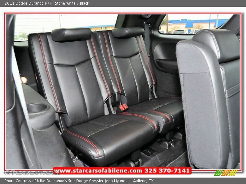 Stone White / Black 2011 Dodge Durango R/T