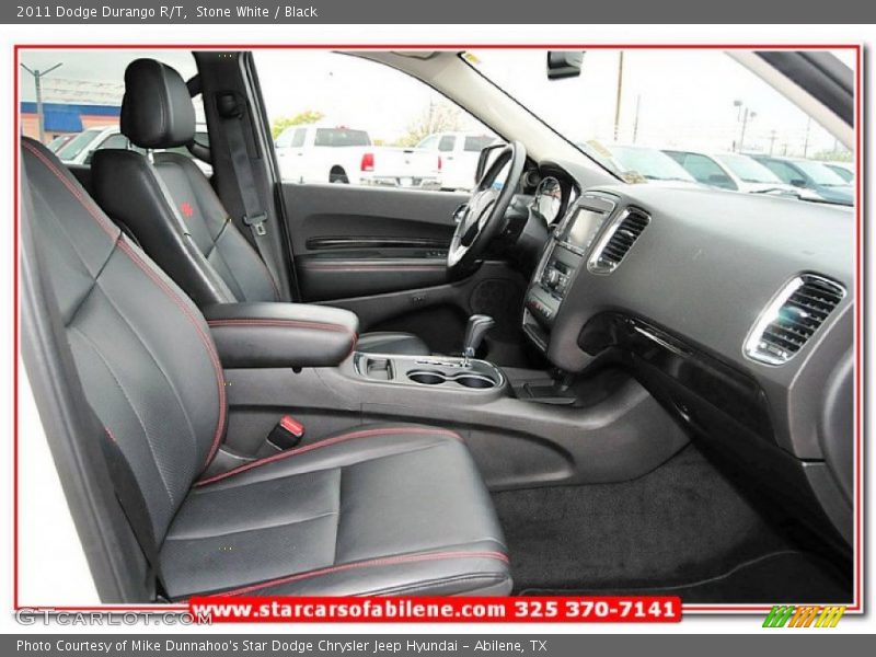 Stone White / Black 2011 Dodge Durango R/T