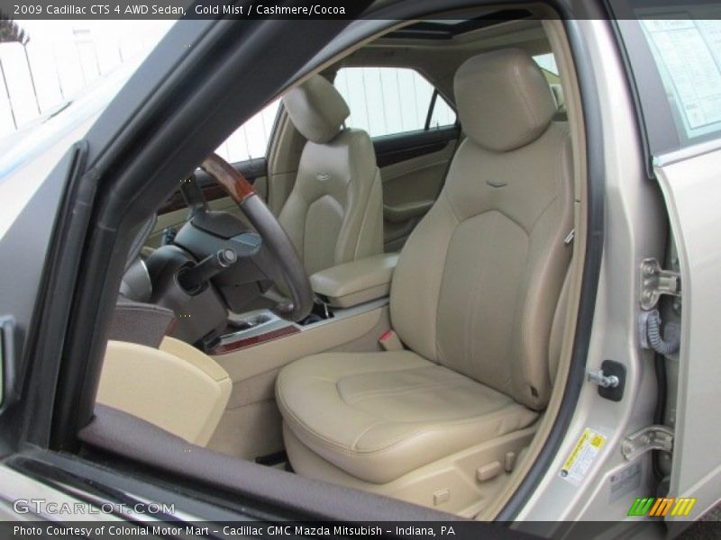 Gold Mist / Cashmere/Cocoa 2009 Cadillac CTS 4 AWD Sedan