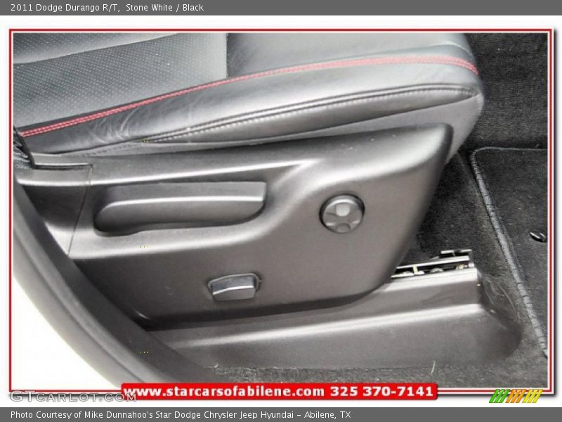 Stone White / Black 2011 Dodge Durango R/T