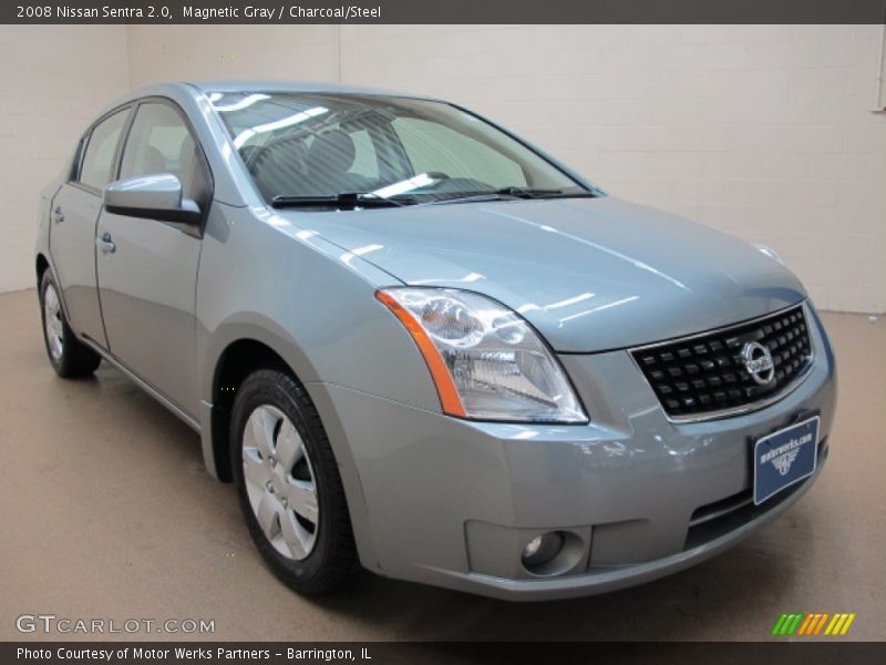 Magnetic Gray / Charcoal/Steel 2008 Nissan Sentra 2.0