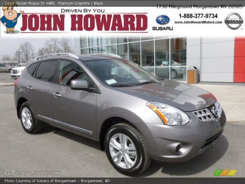 Platinum Graphite / Black 2013 Nissan Rogue SV AWD