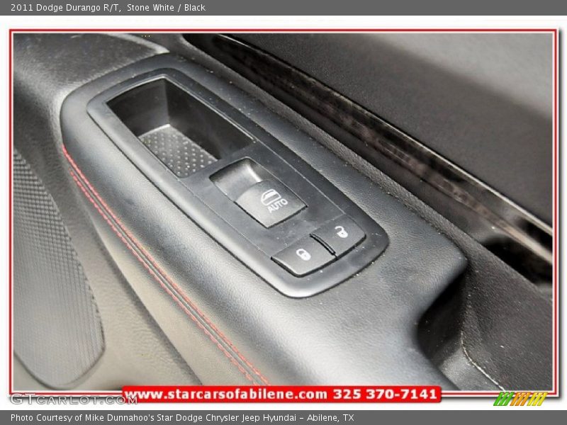 Stone White / Black 2011 Dodge Durango R/T