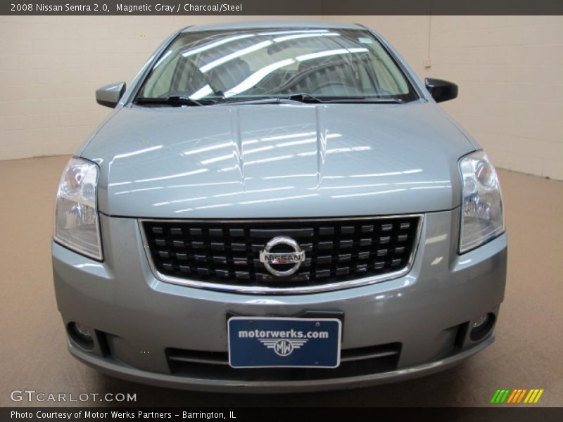 Magnetic Gray / Charcoal/Steel 2008 Nissan Sentra 2.0