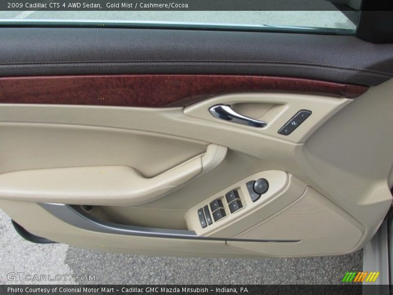 Gold Mist / Cashmere/Cocoa 2009 Cadillac CTS 4 AWD Sedan
