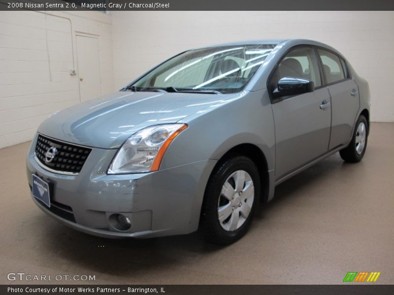 Magnetic Gray / Charcoal/Steel 2008 Nissan Sentra 2.0