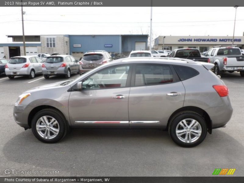 Platinum Graphite / Black 2013 Nissan Rogue SV AWD