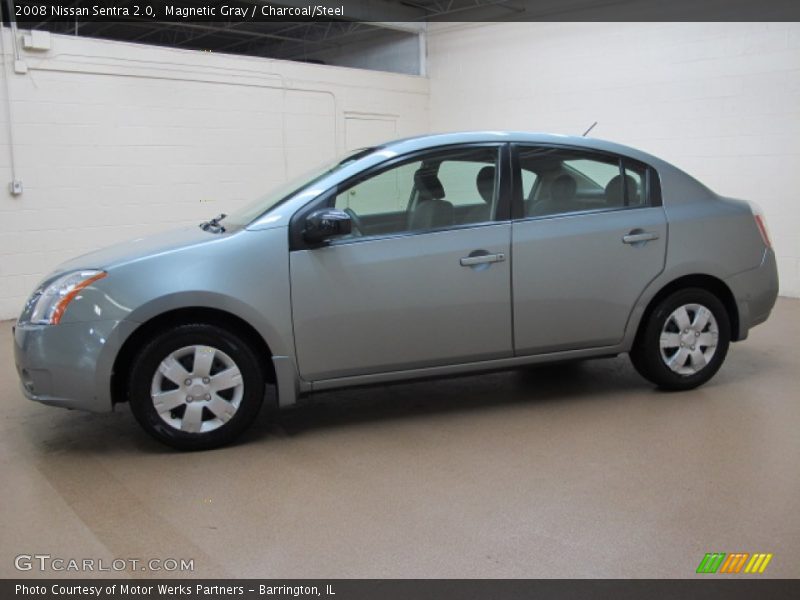 Magnetic Gray / Charcoal/Steel 2008 Nissan Sentra 2.0