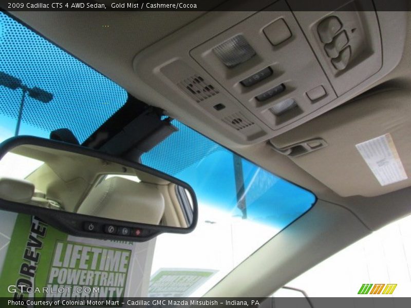 Gold Mist / Cashmere/Cocoa 2009 Cadillac CTS 4 AWD Sedan