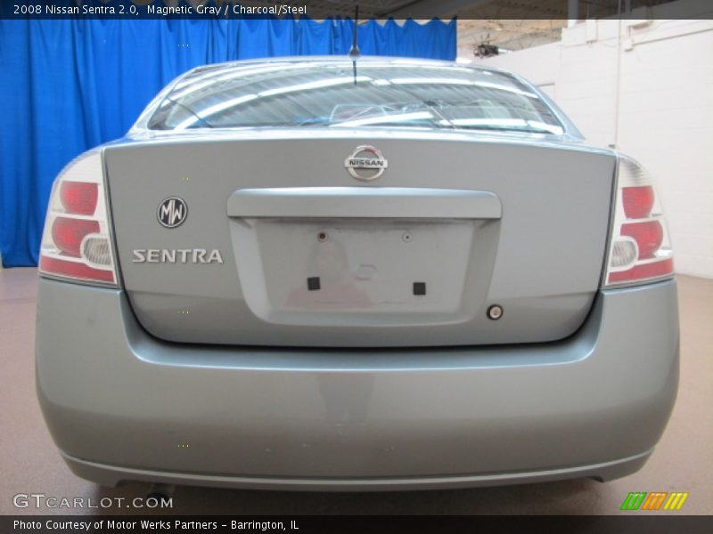 Magnetic Gray / Charcoal/Steel 2008 Nissan Sentra 2.0