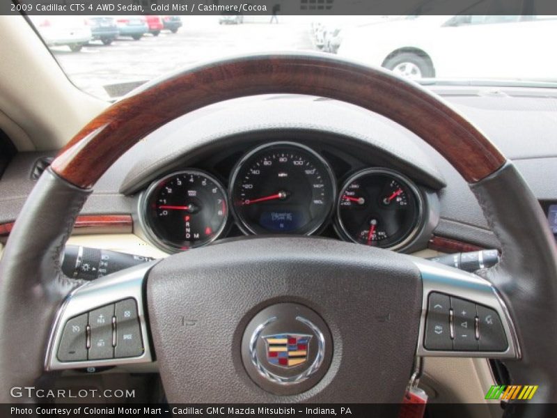 Gold Mist / Cashmere/Cocoa 2009 Cadillac CTS 4 AWD Sedan