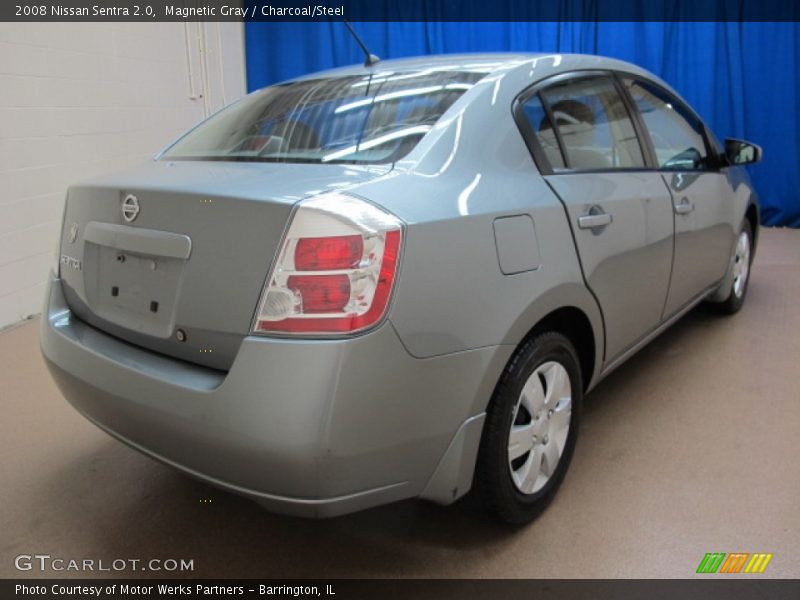 Magnetic Gray / Charcoal/Steel 2008 Nissan Sentra 2.0