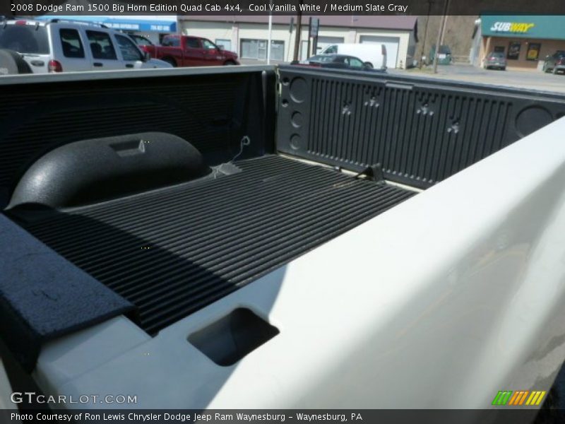 Cool Vanilla White / Medium Slate Gray 2008 Dodge Ram 1500 Big Horn Edition Quad Cab 4x4
