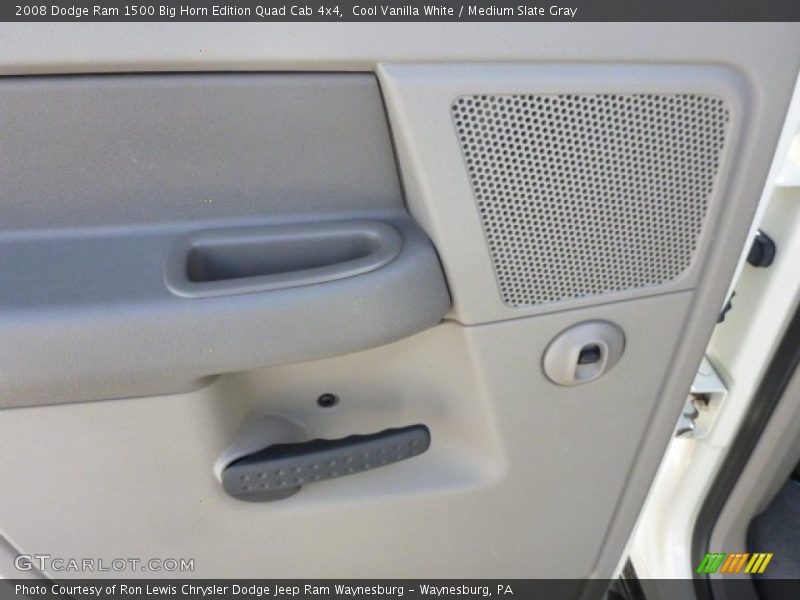 Cool Vanilla White / Medium Slate Gray 2008 Dodge Ram 1500 Big Horn Edition Quad Cab 4x4