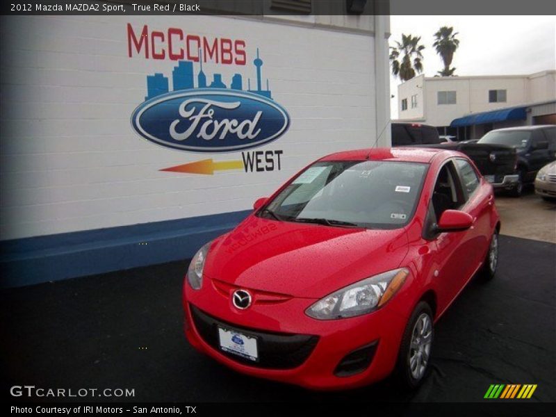 True Red / Black 2012 Mazda MAZDA2 Sport