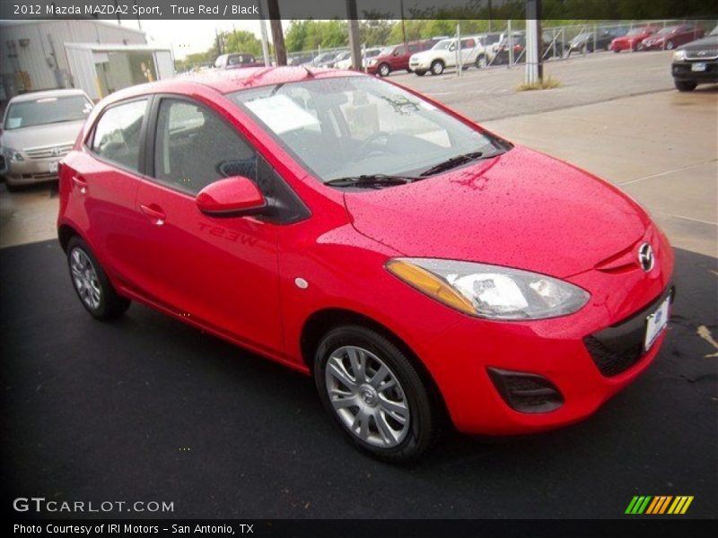 True Red / Black 2012 Mazda MAZDA2 Sport