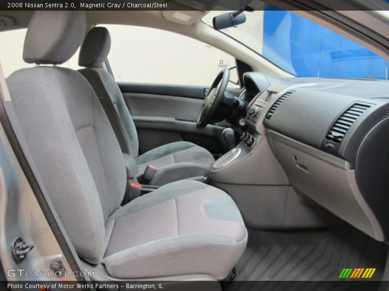 Magnetic Gray / Charcoal/Steel 2008 Nissan Sentra 2.0