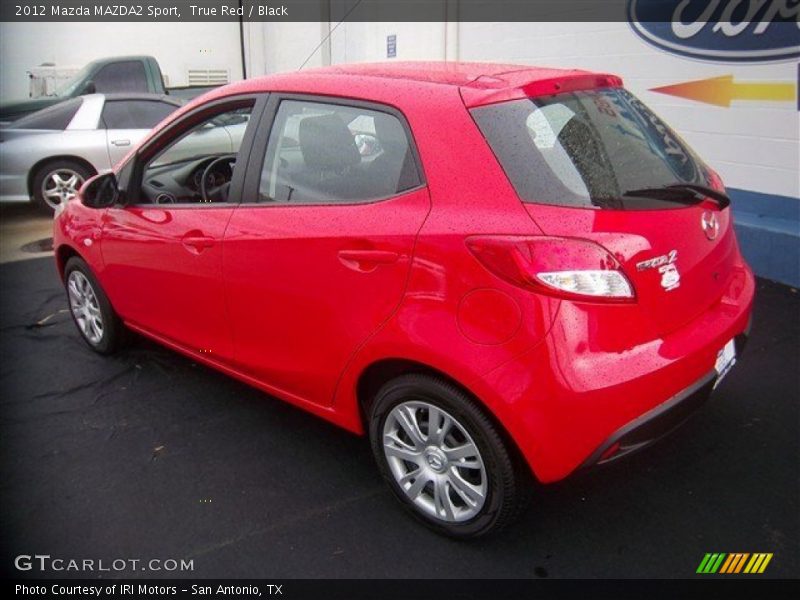 True Red / Black 2012 Mazda MAZDA2 Sport
