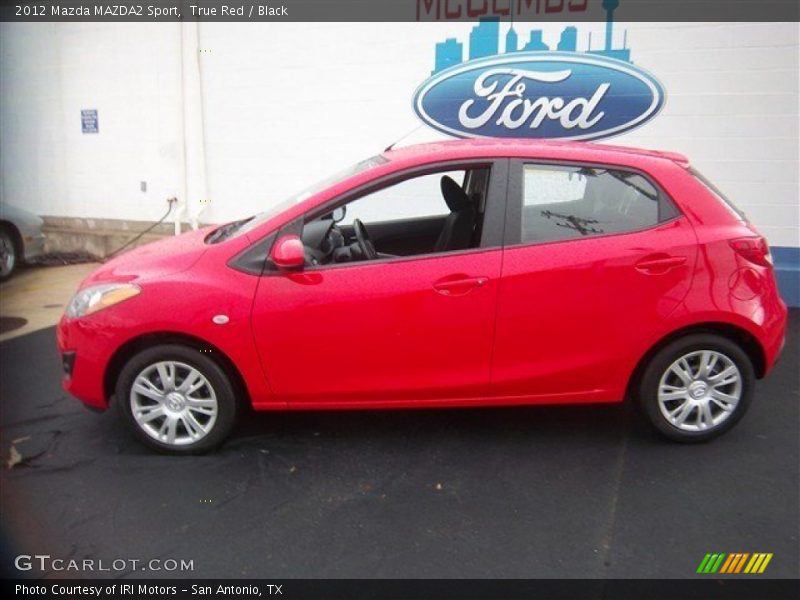 True Red / Black 2012 Mazda MAZDA2 Sport