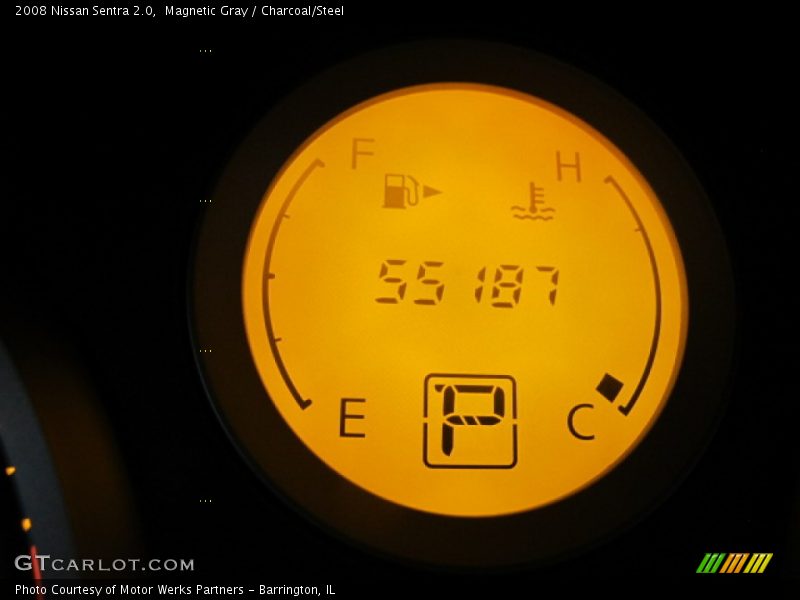 Magnetic Gray / Charcoal/Steel 2008 Nissan Sentra 2.0