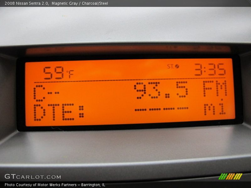 Magnetic Gray / Charcoal/Steel 2008 Nissan Sentra 2.0