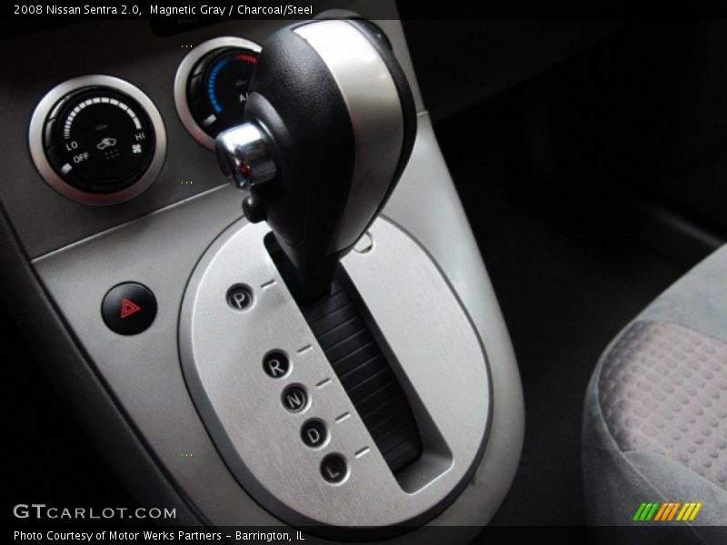 Magnetic Gray / Charcoal/Steel 2008 Nissan Sentra 2.0