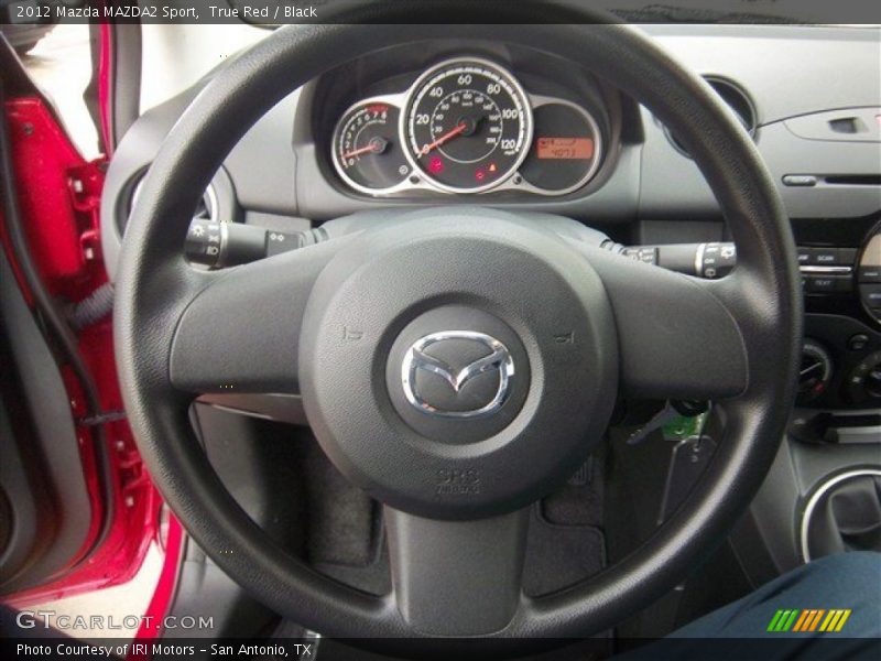 True Red / Black 2012 Mazda MAZDA2 Sport