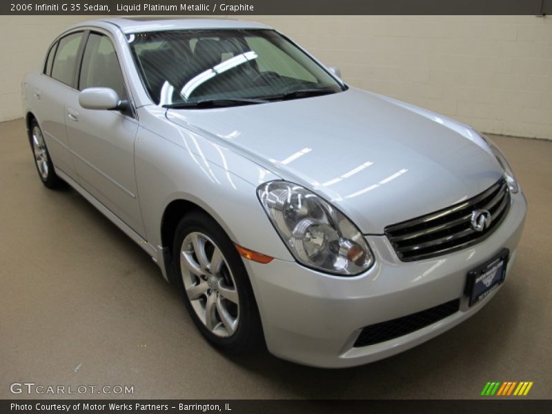 Liquid Platinum Metallic / Graphite 2006 Infiniti G 35 Sedan