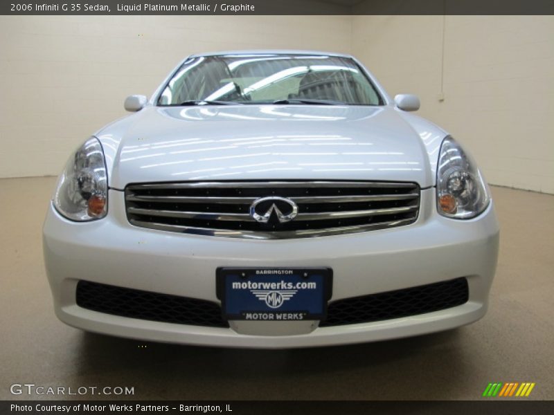 Liquid Platinum Metallic / Graphite 2006 Infiniti G 35 Sedan