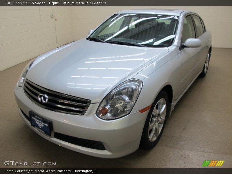 Liquid Platinum Metallic / Graphite 2006 Infiniti G 35 Sedan