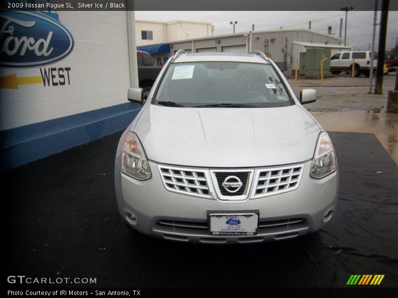Silver Ice / Black 2009 Nissan Rogue SL