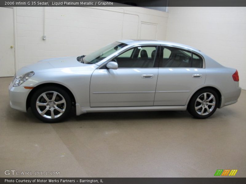 Liquid Platinum Metallic / Graphite 2006 Infiniti G 35 Sedan