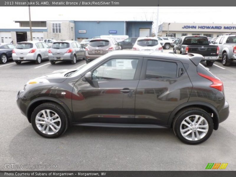 Metallic Bronze / Black/Red/Silver Trim 2013 Nissan Juke SL AWD