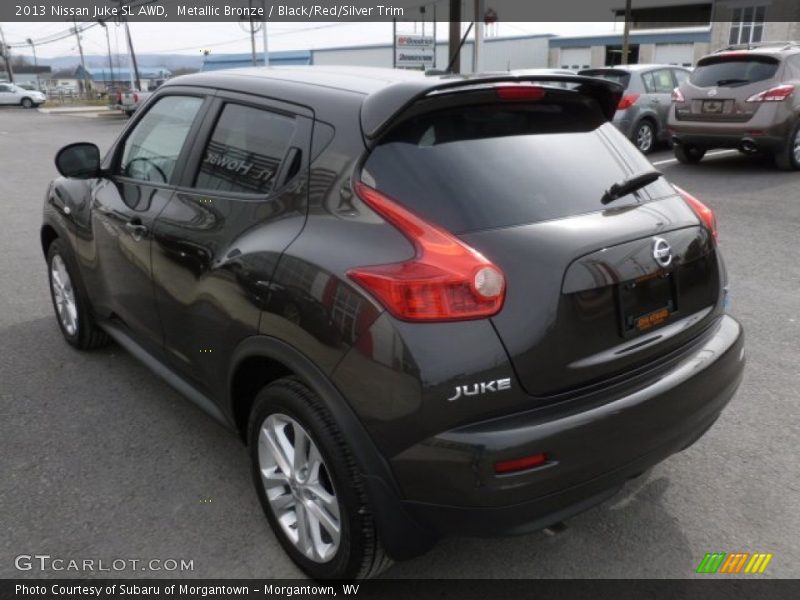 Metallic Bronze / Black/Red/Silver Trim 2013 Nissan Juke SL AWD