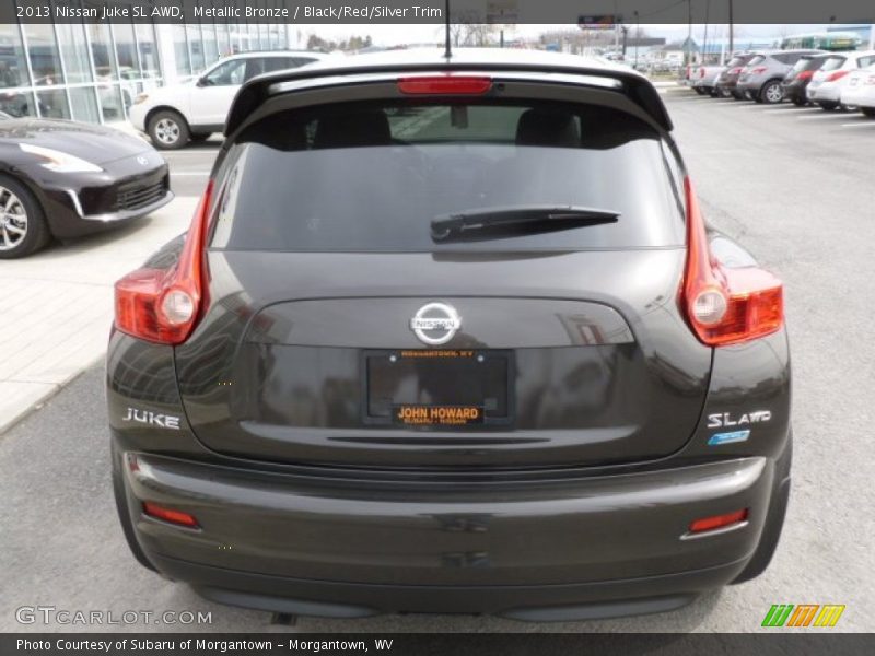 Metallic Bronze / Black/Red/Silver Trim 2013 Nissan Juke SL AWD