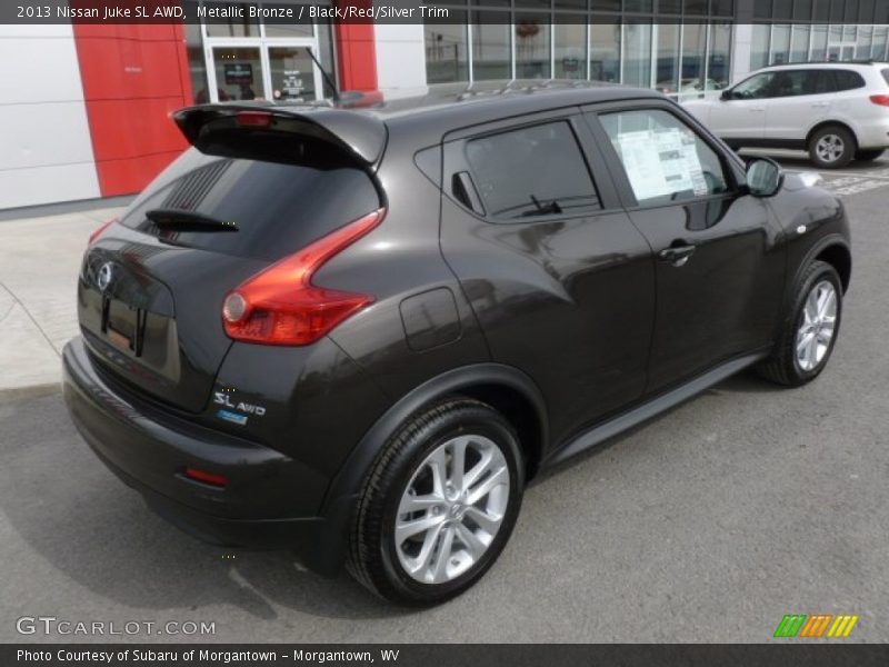 Metallic Bronze / Black/Red/Silver Trim 2013 Nissan Juke SL AWD