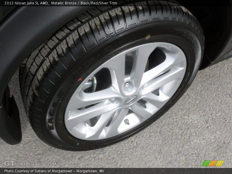 Metallic Bronze / Black/Red/Silver Trim 2013 Nissan Juke SL AWD